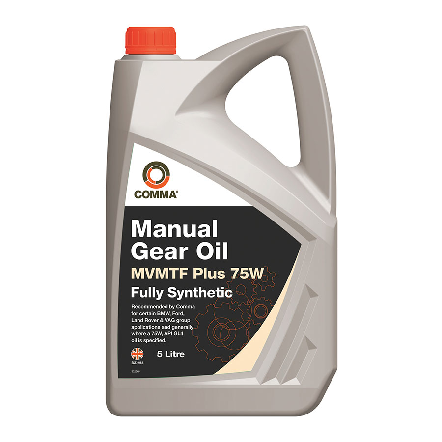 5 litre pack of Comma fully synthetic manual gear oil 75w