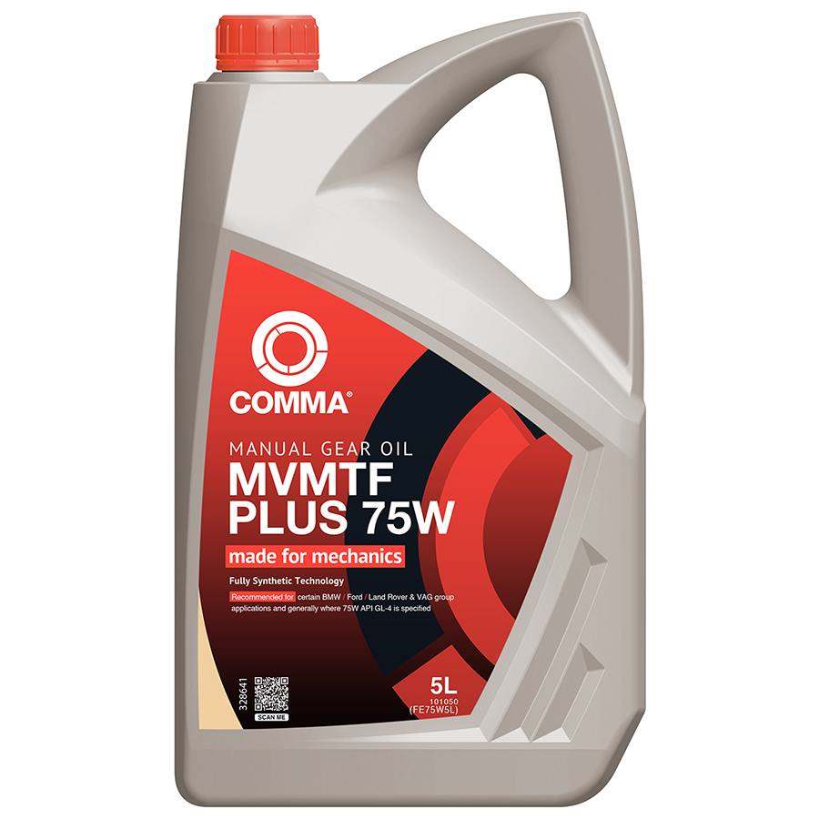 5 litre pack of Comma fully synthetic manual gear oil 75w