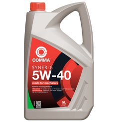 Comma Syner-G 5W-40 Motoröl – 1 Liter, Vollsynthetisch – Für Optimale Motorleistung & Schutz