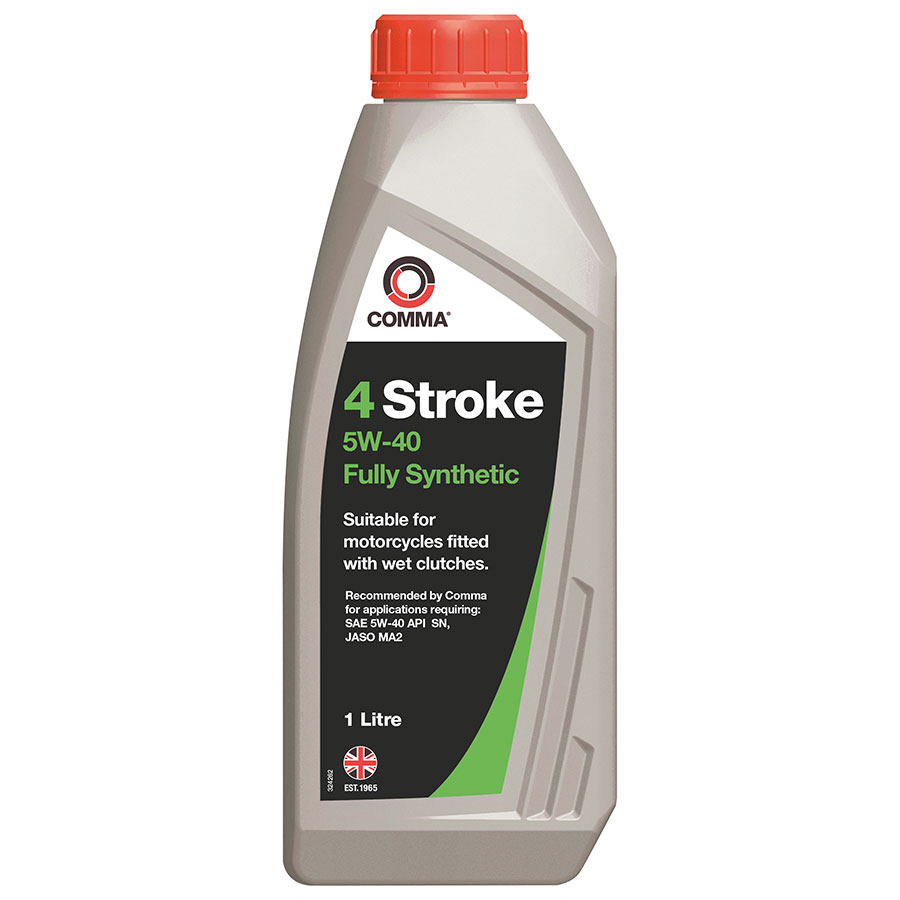 1 litre pack of Comma fully synthetic 4 stroke oil